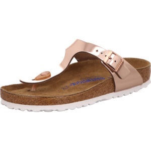Birkenstock Giseh Zehenschuh Farbe metallic