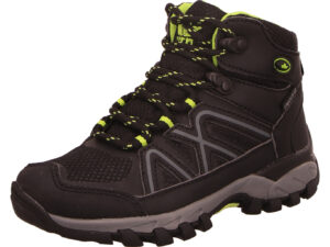 Lico Maine schwarz/lemon Kinderschuhe Hoch Jungen