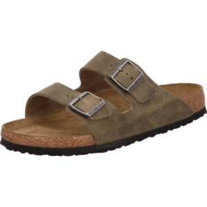 Birkenstock Arizona zwei Dornschnallen Farbe khaki leder