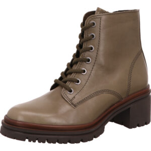Gabor Stiefelette Damen olive mit schwarzer Sohle
