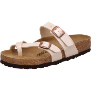 Birkenstock Mayari Pantolette weiß Birkoflor