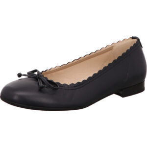 Gabor comfort Damen Ballerina dunkelblau mit Schleife