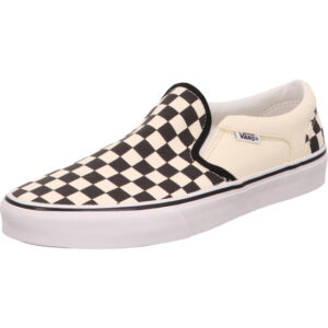 Vans Asher slipper schwarz weis kariert