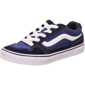 Vans Caldrone Kinder Halbschuh blau mit weißem Vans Streifen