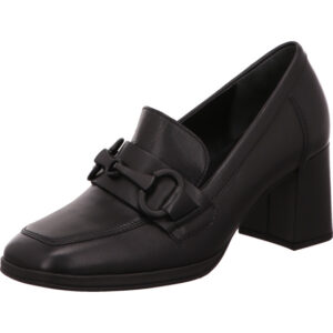 Gabor Loafer Damen schwarz mit schwarzer Sohle