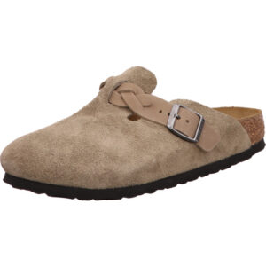 Birkenstock Boston Clogs taupe Nubukleder