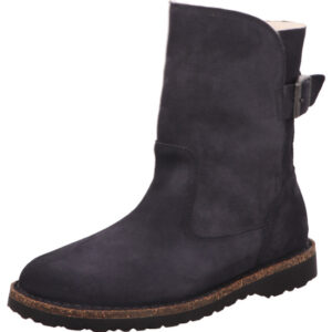 Birkenstock Uppsala Damenstiefel schwarz mit verstellbarer Schnalle