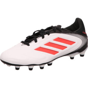 Copa Pure 3 Leaquew Nockenfußballschuh schwarz weiß mit roten Streifen