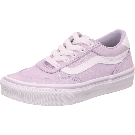Vans Kinderschuh brooklyn LS lila mit weißem Vans streifen
