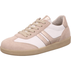Gabor Halbschuh Damen weiß/rosegold mit brauner Sohle