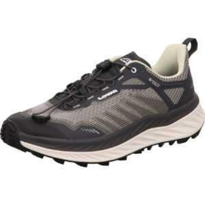Lowa Fortux GTX Herren Trail Raunningschuh hellgrau dunkelgrau mit heller Sohle